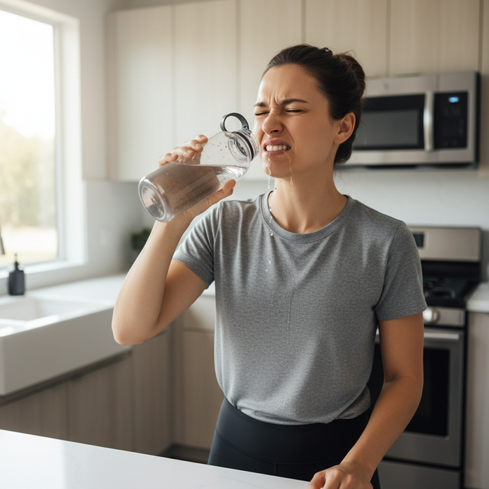 Gourde filtrante mauvais goût | Causes et solutions simples