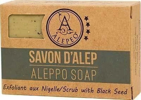 Savon d'Alep Exfoliant aux Nigelles 100 g