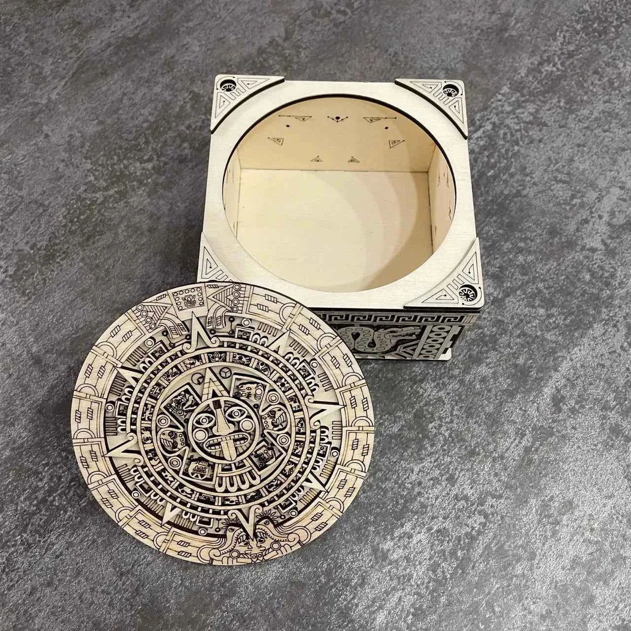 Boîte À Bijoux Égyptienne En Bois Et Incrustation De Nacre Artisanale