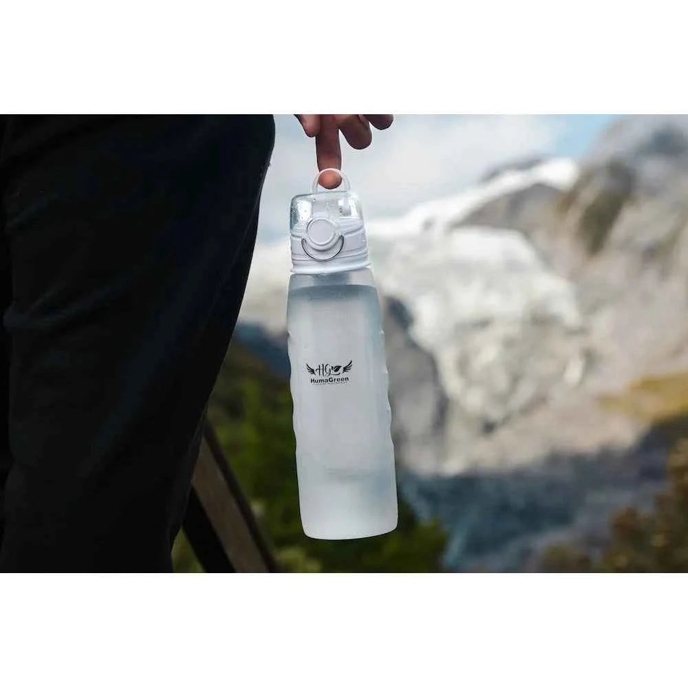 HumaGreen® Gourde Filtrante Anti-Fuite Spéciale Voyage
