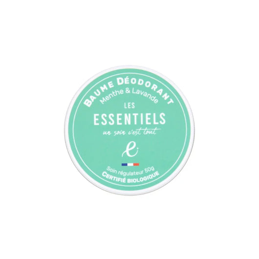 Baume déodorant vegan bio - Menthe Poivrée et Lavande - Les Essentiels™ - HumaGreen