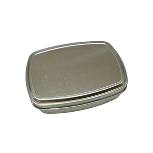 Boîte à savon de voyage en métal durable